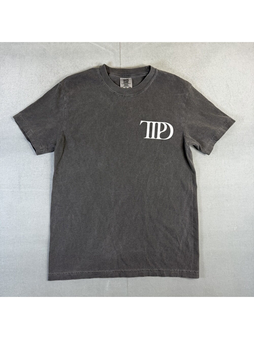 Taylor Swift TTPD T-Shirt Adult Small Gray Tortured Poets The Chairman